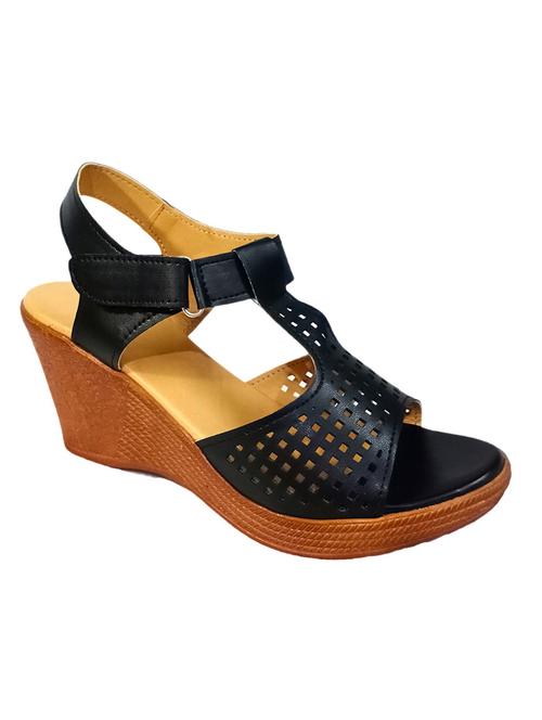 black slip on sandal - 18766237 -  Standard Image - 0