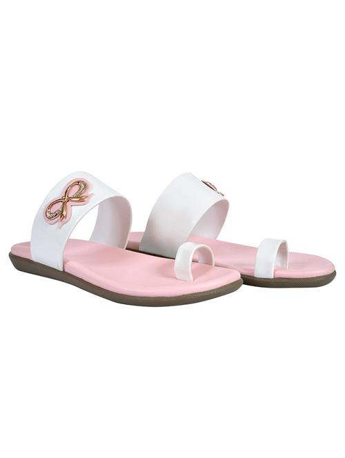 pink slip on sandal - 18766250 -  Standard Image - 0