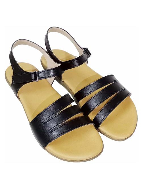 black slip on sandal - 18766252 -  Standard Image - 0