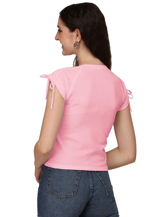 pink lycra regular top - 18766291 - Standard Image - 2