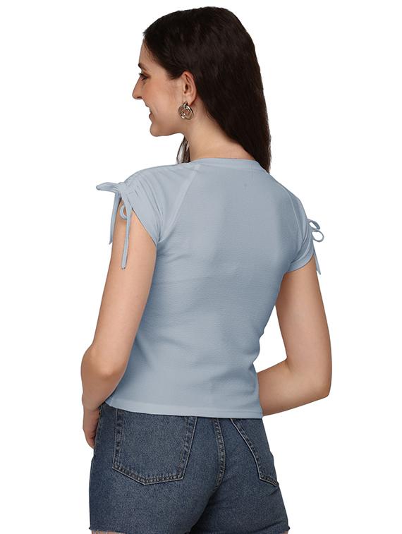 grey lycra regular top - 18766294 - Standard Image - 2