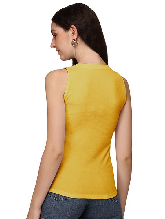 yellow lycra regular top - 18766304 - Standard Image - 2