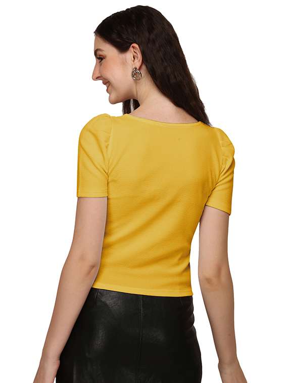 yellow lycra regular top - 18766331 - Standard Image - 2