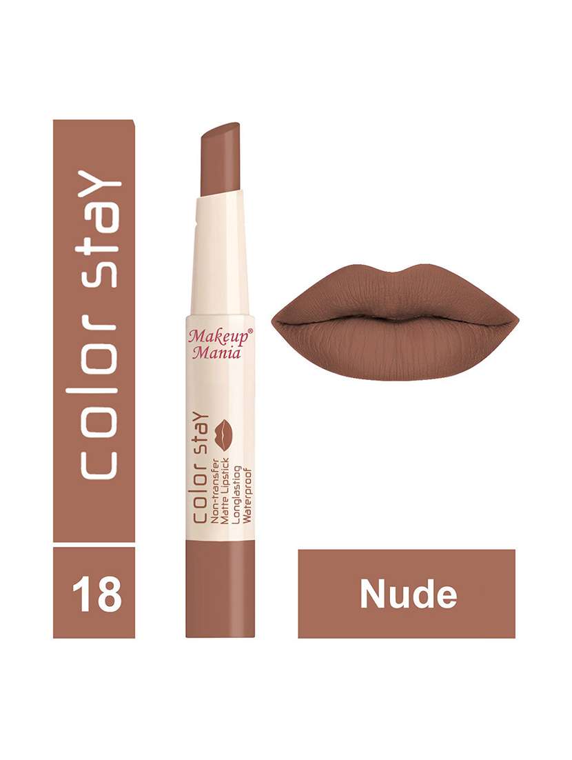 color stay long lasting matte lipstick, shade # 18