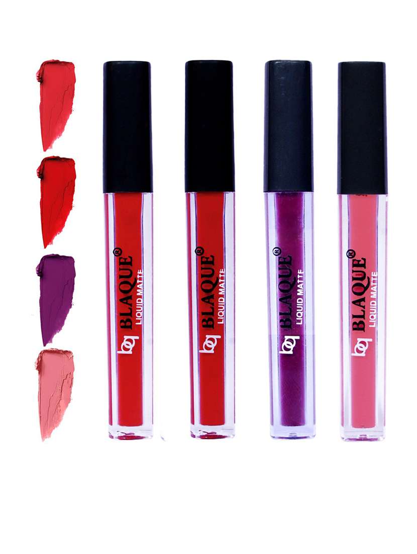 matte liquid lipstick combo of 4 lip color # 101-102-103-107