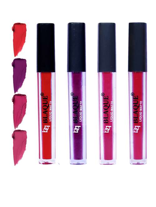matte liquid lipstick combo of 4 lip color # 101-103-105-108 - 18766737 -  Standard Image - 0