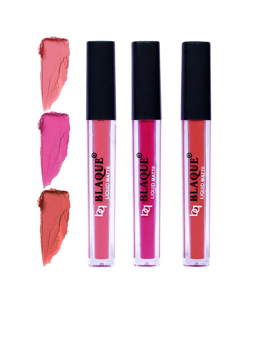 matte liquid lipstick combo of 3 lip color # 107-110-112