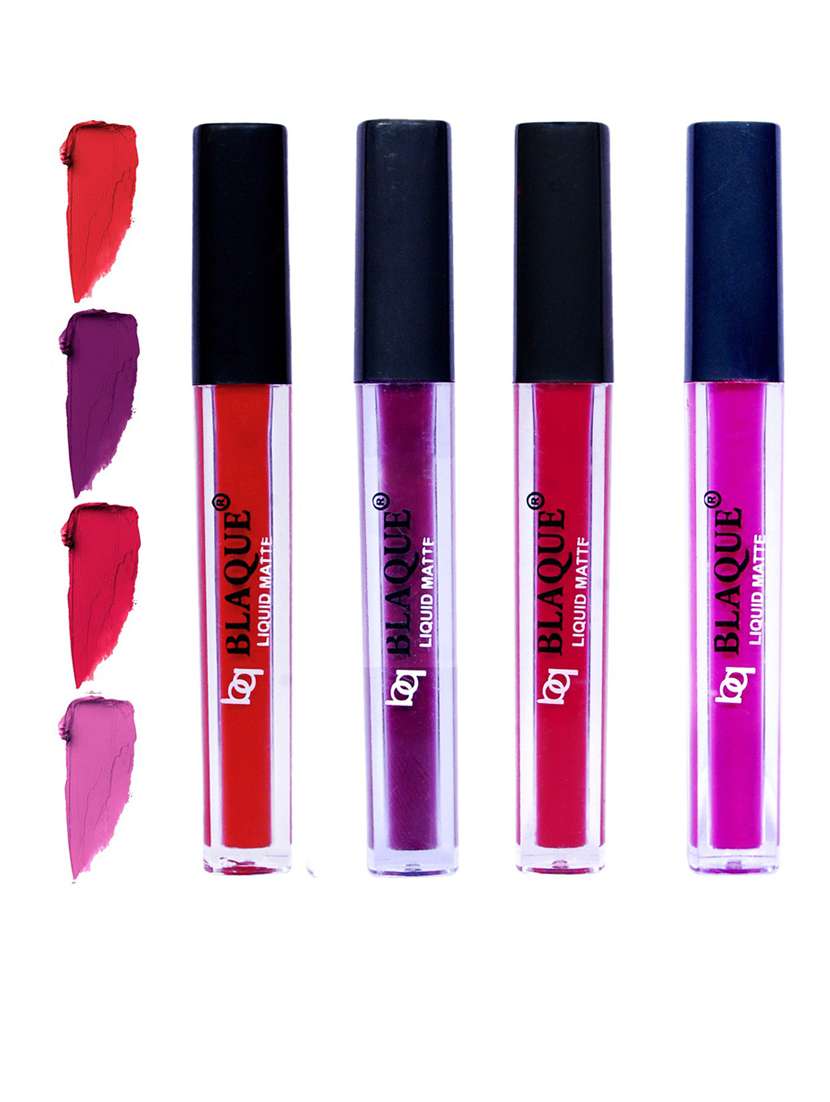 matte liquid lipstick combo of 4 lip color # 101-103-104-117
