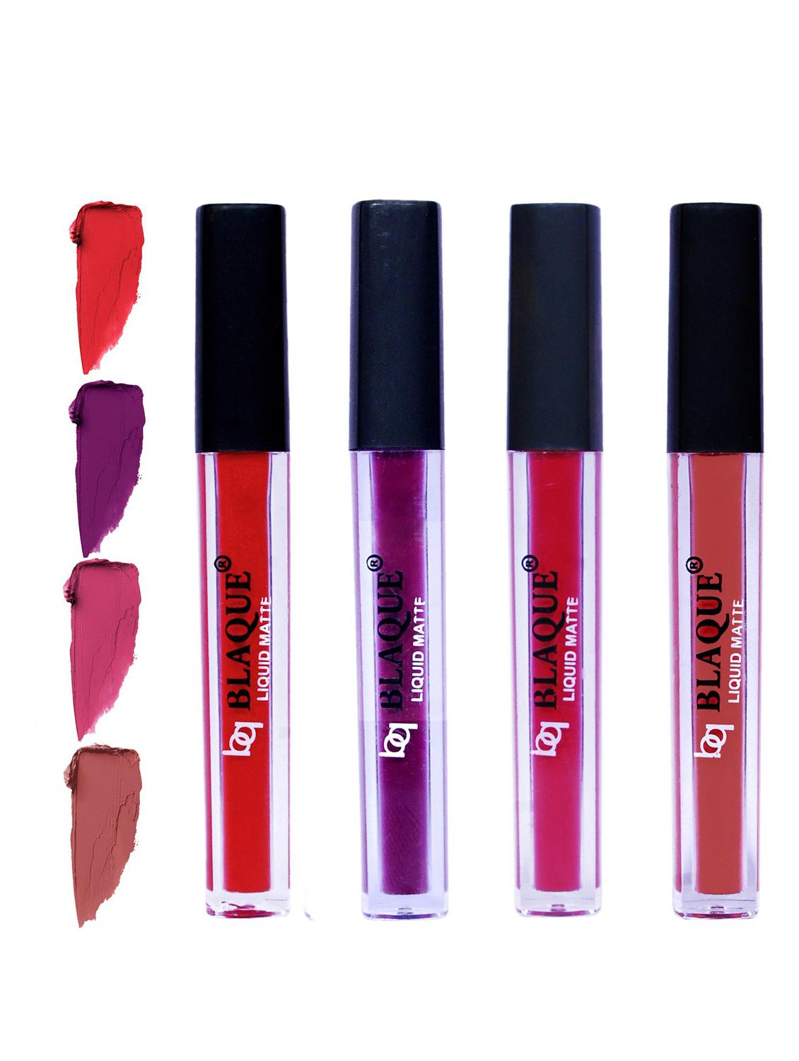 matte liquid lipstick combo of 4 lip color # 101-103-108-113 - 18766927 - Zoom Image - 0