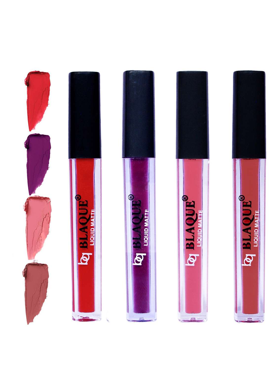 matte liquid lipstick combo of 4 lip color # 101-103-107-113