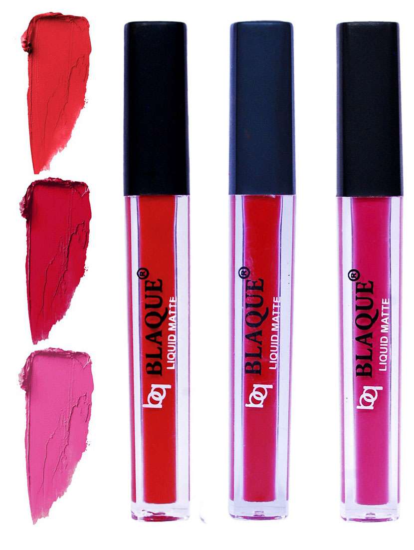 matte liquid lip gloss combo of 3 lipstick # 101-109-110
