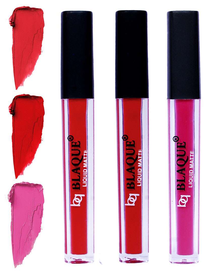 Matte Liquid Lip Gloss Combo Of 3 Lipstick # 101 102 110