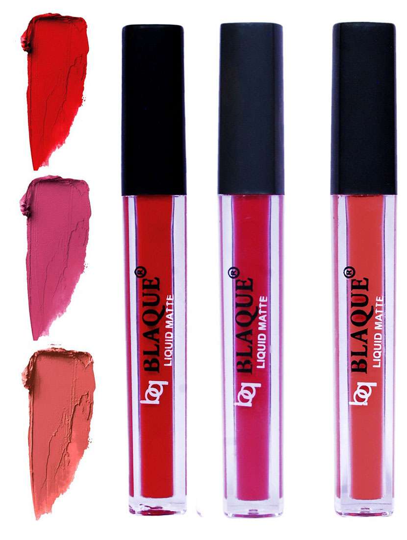 matte liquid lip gloss combo of 3 lipstick # 102-108-112