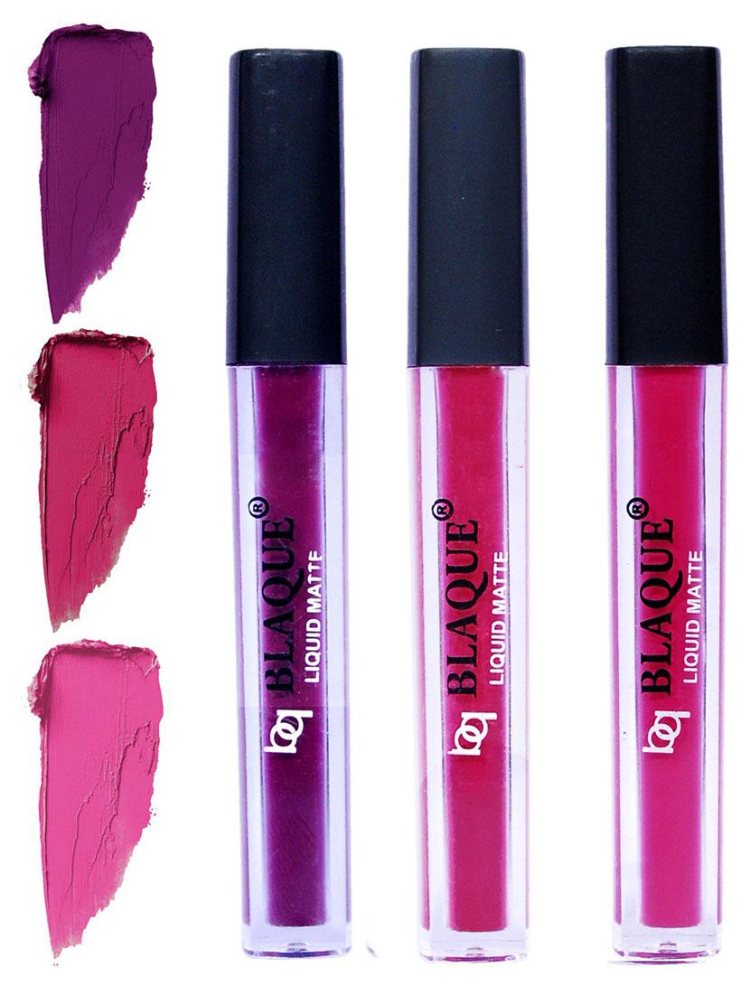 matte liquid lip gloss combo of 3 lipstick # 103-105-110 - 18767498 -  Zoom Image - 0