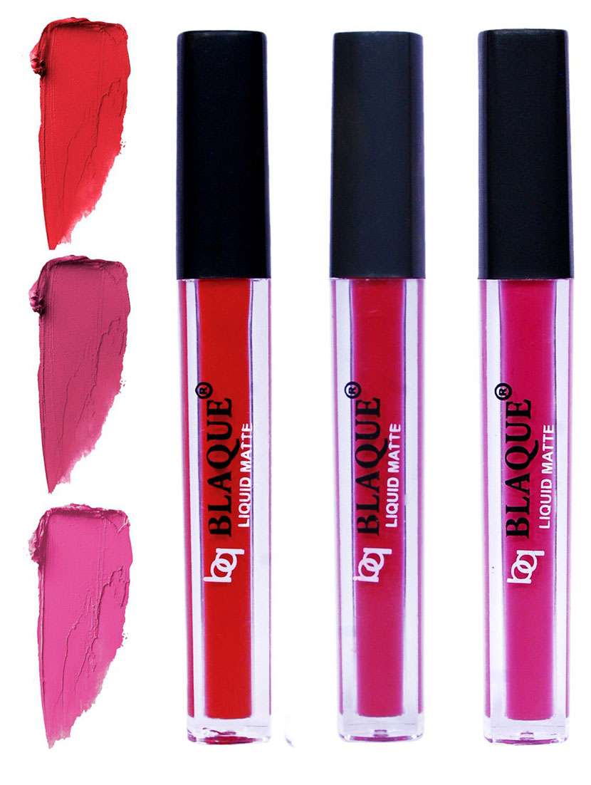 matte liquid lip gloss combo of 3 lipstick # 101-108-110