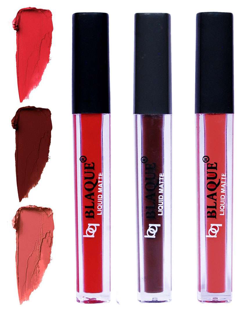 matte liquid lip gloss combo of 3 lipstick # 101-106-112