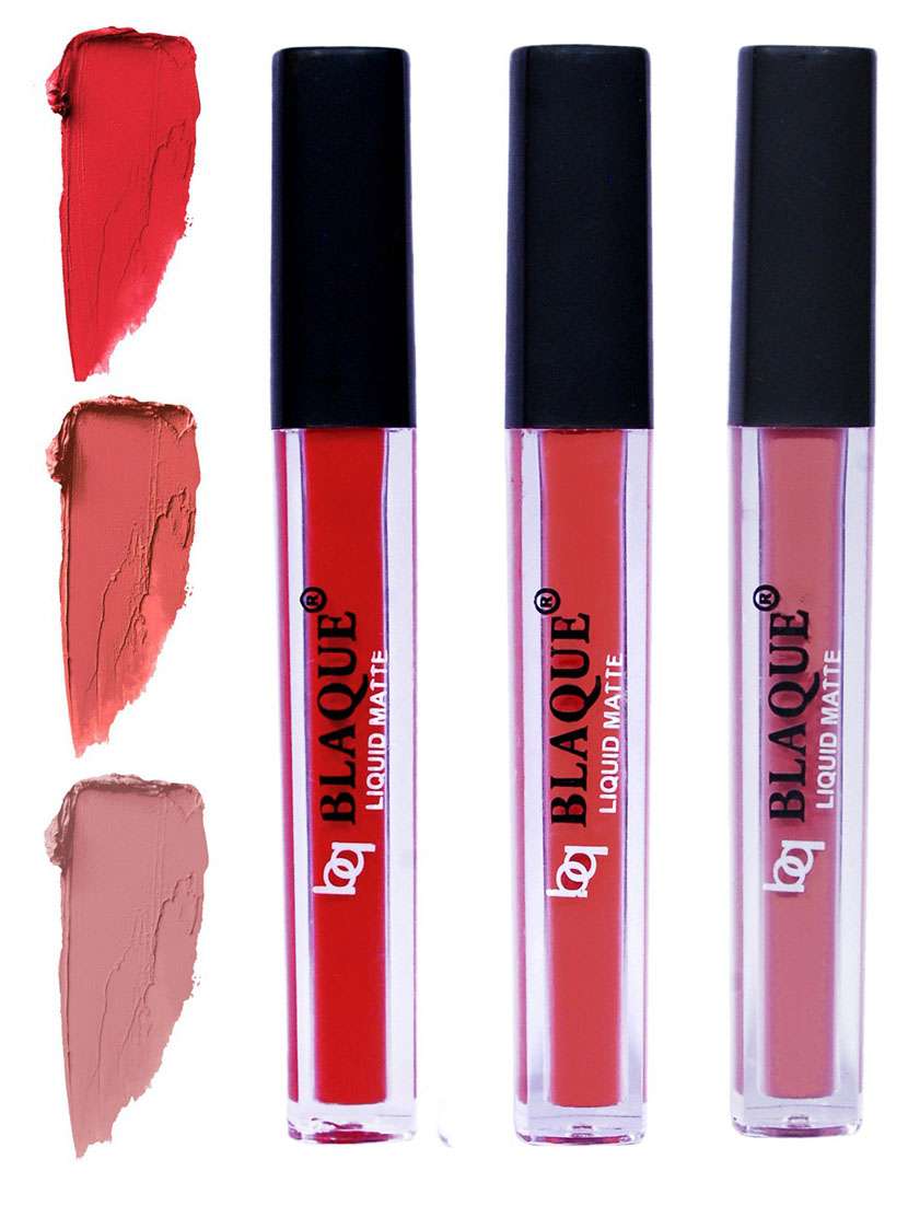 matte liquid lip gloss combo of 3 lipstick # 101-112-116