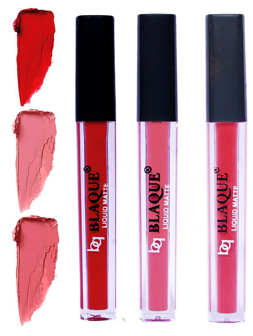 matte liquid lip gloss combo of 3 lipstick # 102-107-111