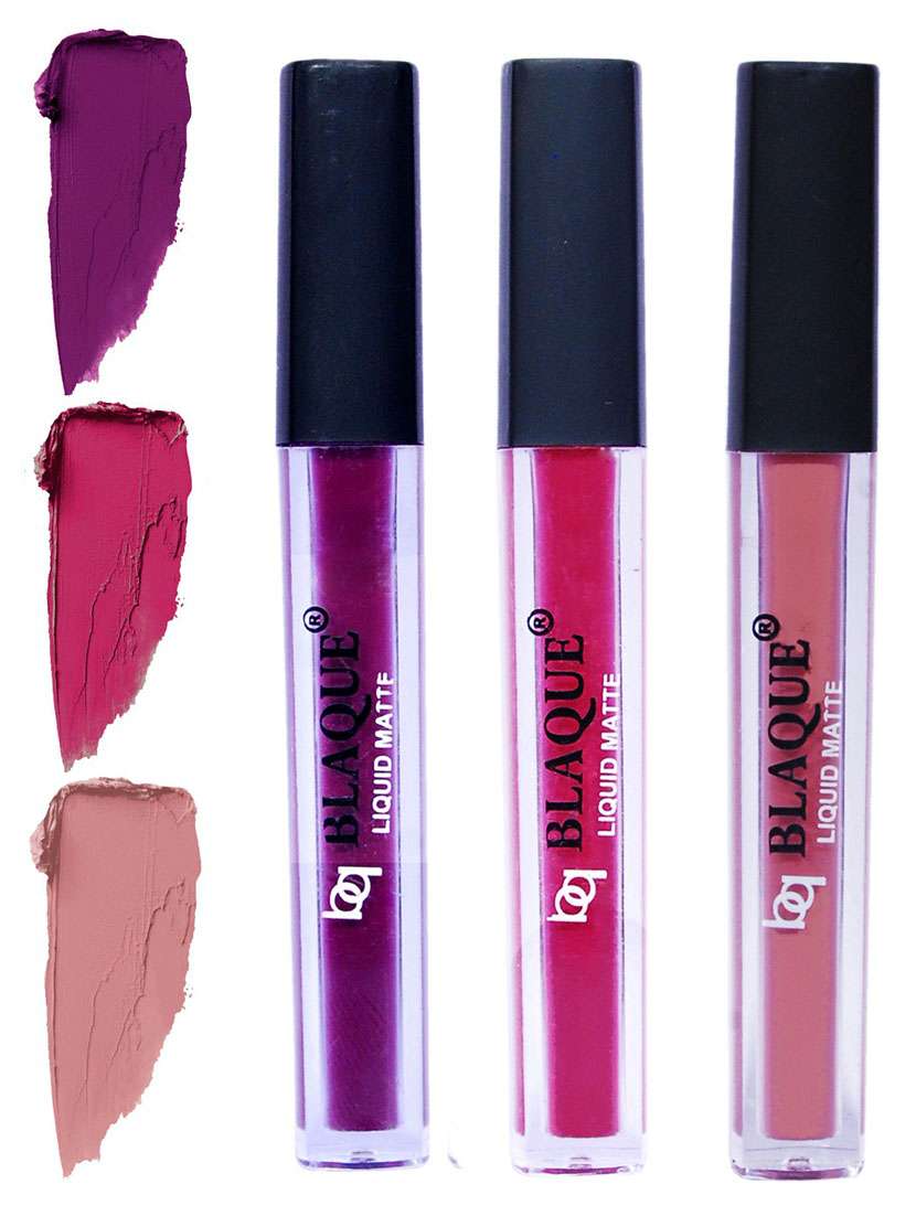 matte liquid lip gloss combo of 3 lipstick # 103-105-116