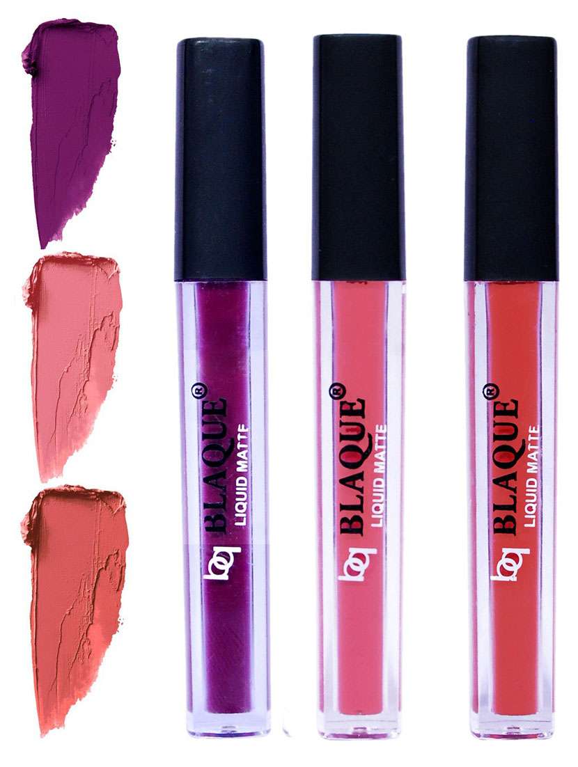matte liquid lip gloss combo of 3 lipstick # 103-107-112