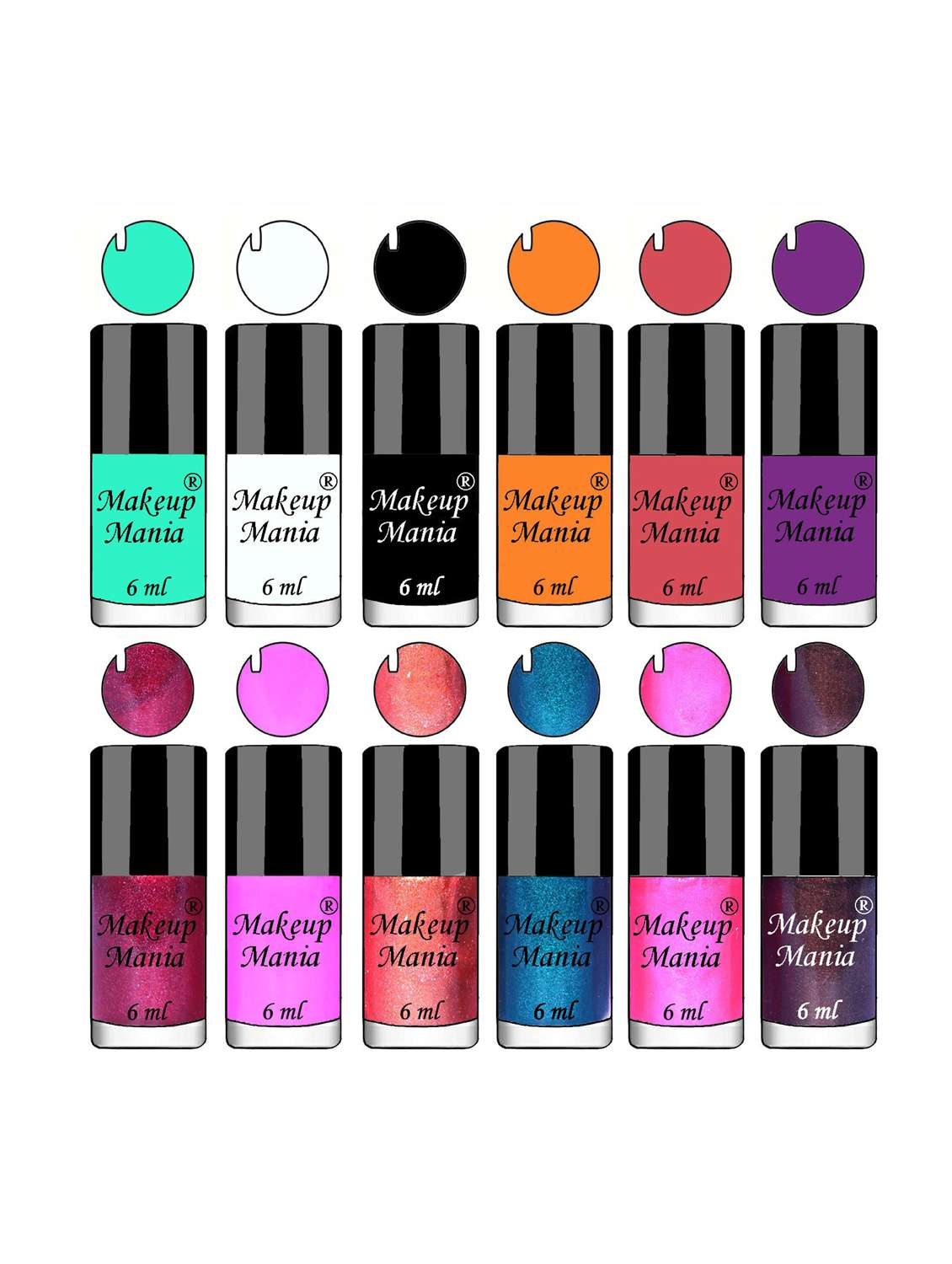 nail polish set::nail polish combo::nail polish::nail paint::matte nail polish