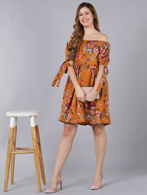 women's fit & flare floral dress - 18788957 -  Standard Image - 0