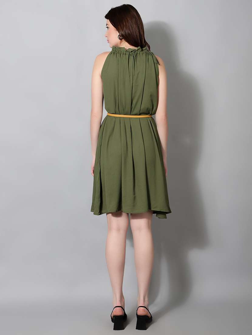 women's solid dress - 18788967 - Standard Image - 2