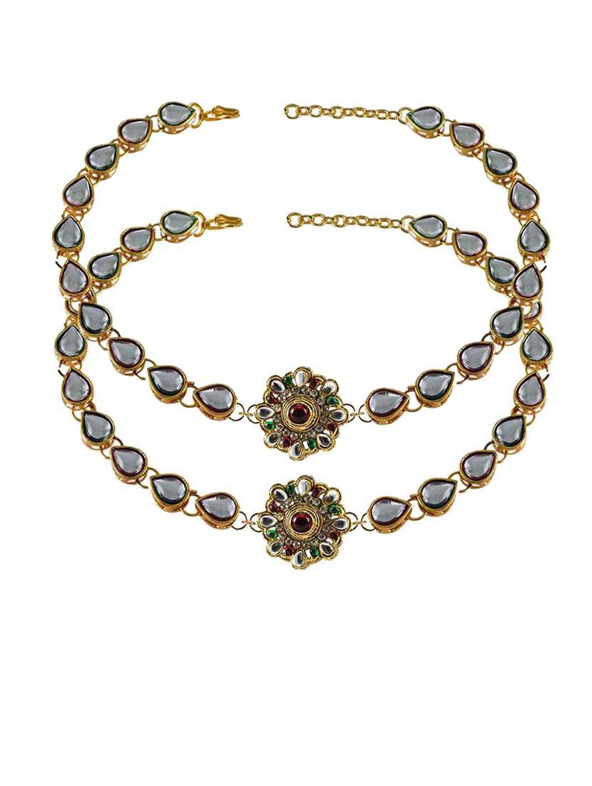 women embellished anklet