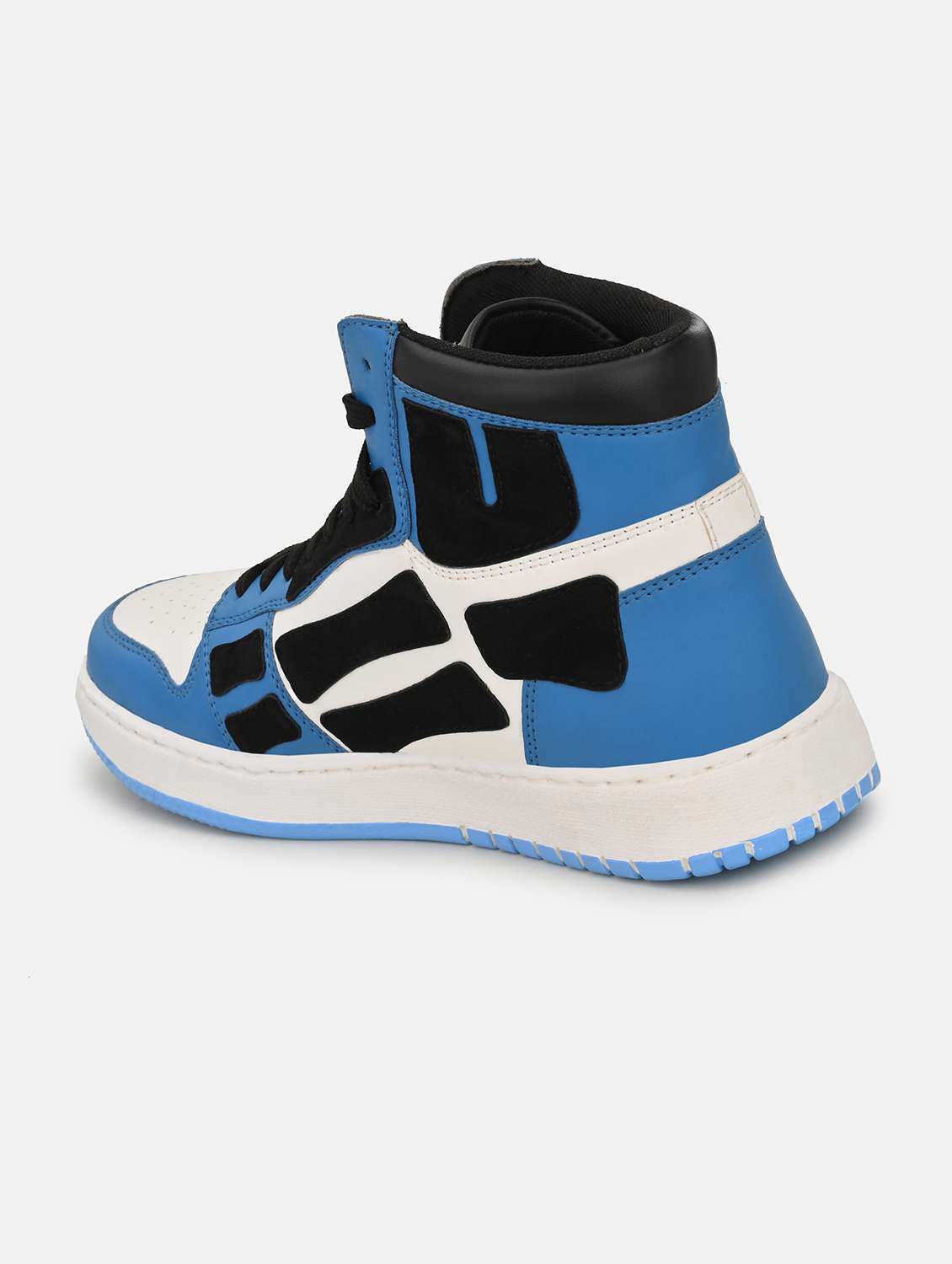 blue synthetic lace up sneakers - 18793892 - Standard Image - 2