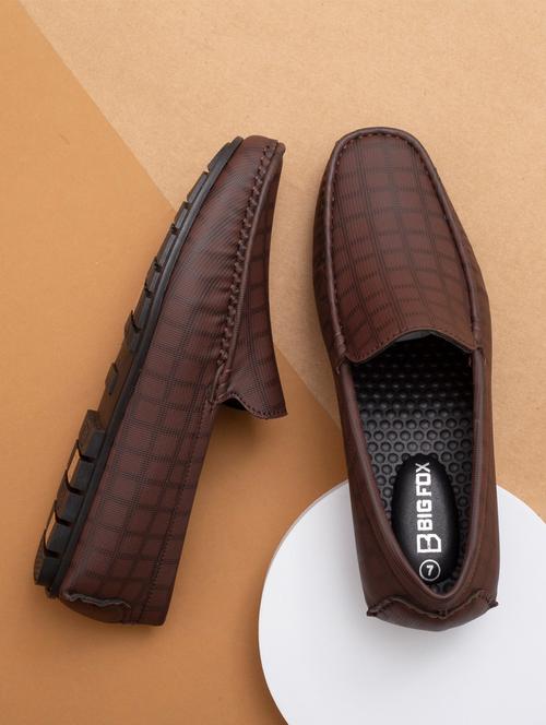 men brown slip on loafer - 18793909 -  Standard Image - 0