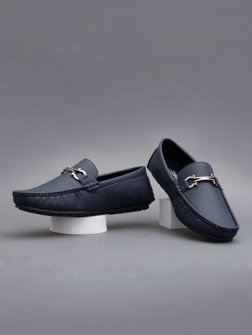 men slip on horsebit loafers