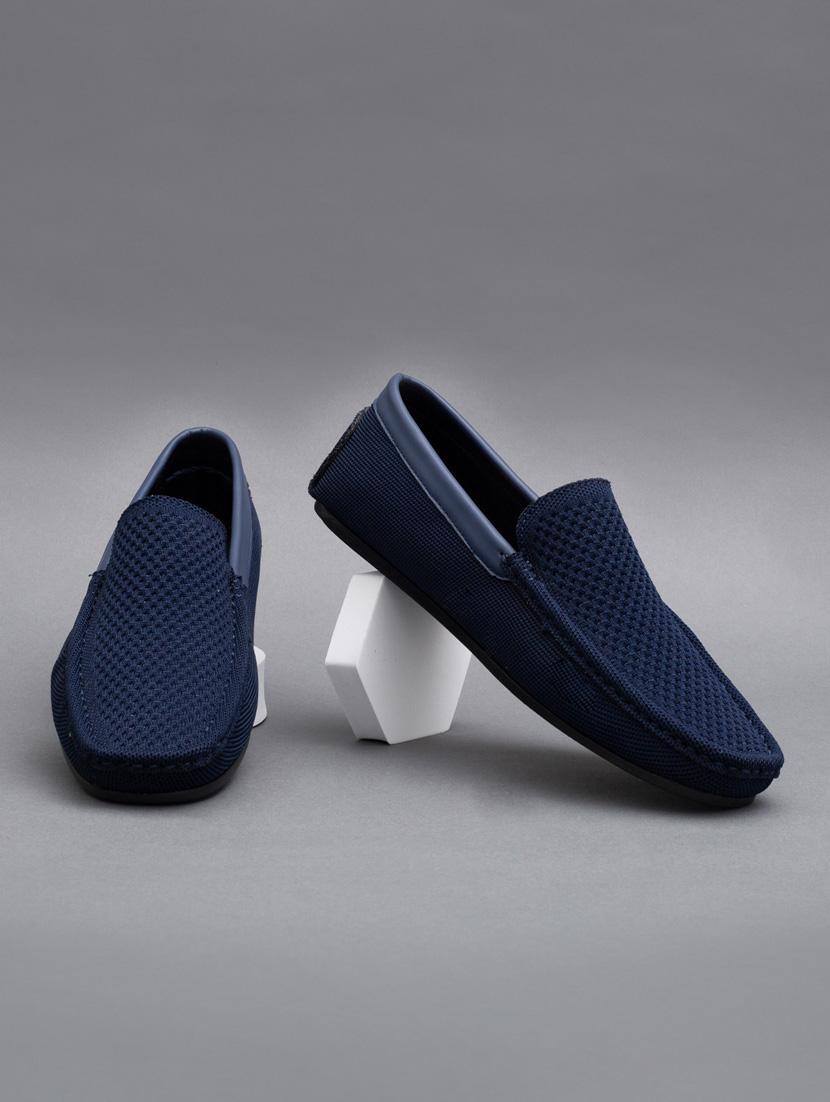 blue mesh & synthetic slip on loafers - 18793920 - Zoom Image - 0