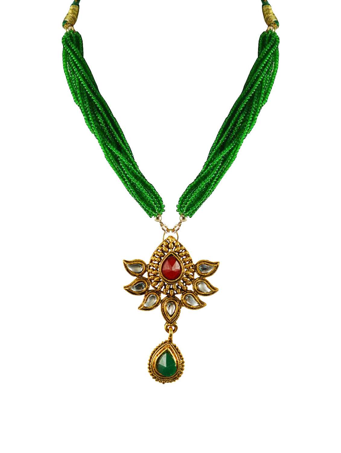 gold brass pendant