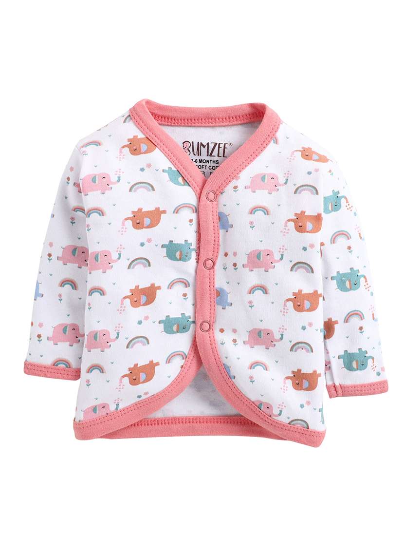 girls pack of 3 printed tees - 18800405 -  Standard Image - 2