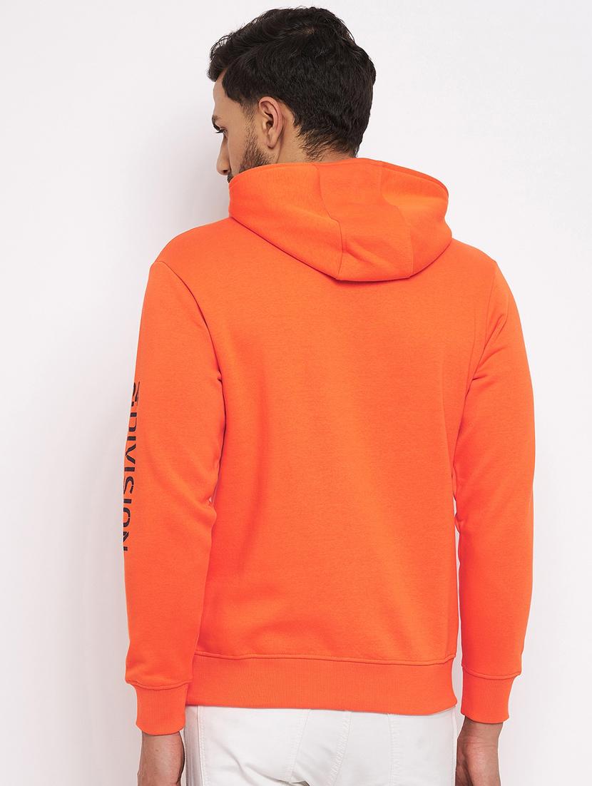 orange coloured hooded sweatshirt - 18801250 - Standard Image - 2