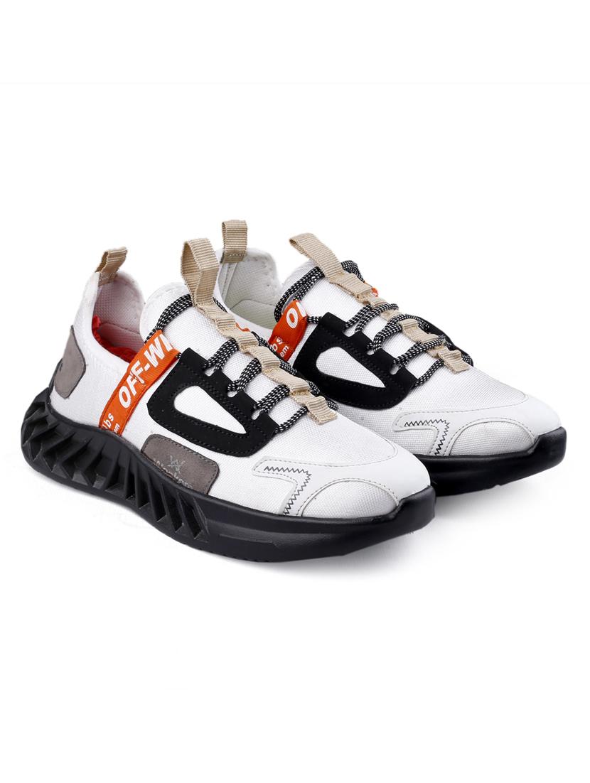 multi colored synthetic lace up sneakers - 18801574 - Standard Image - 2