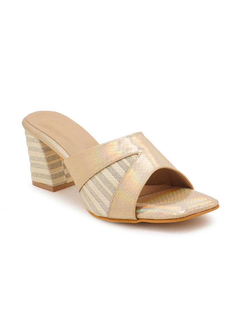 beige slip on sandal