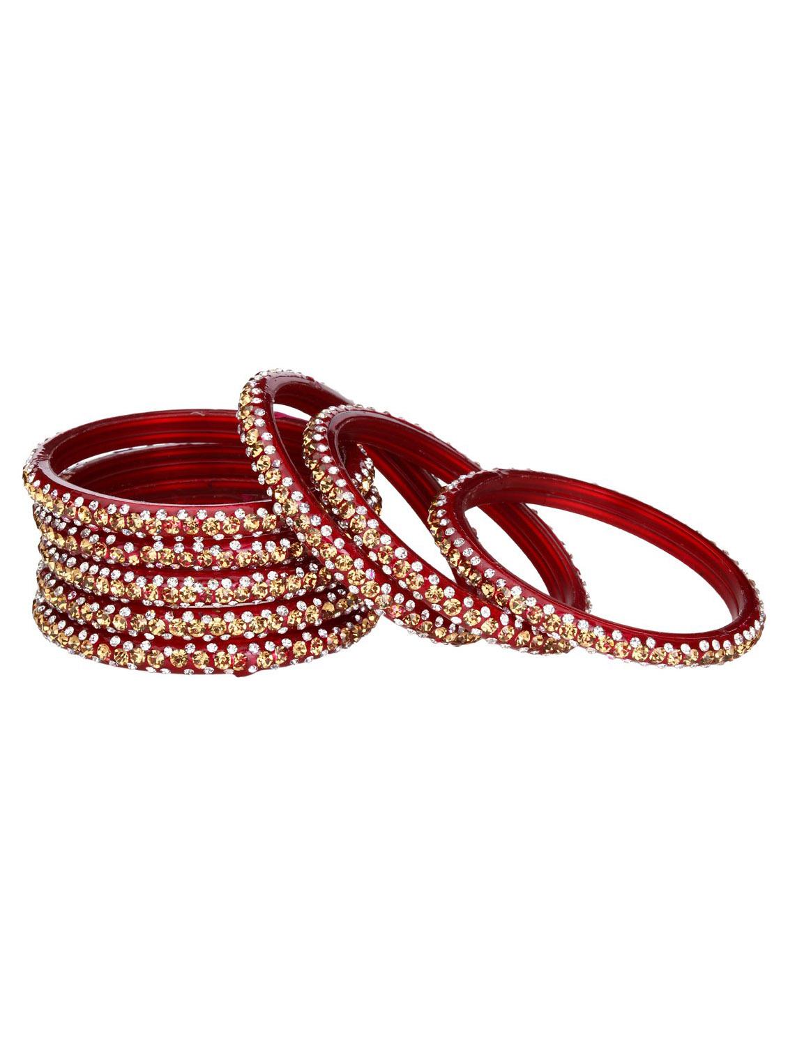 red glass bangle - 18821335 - Standard Image - 2