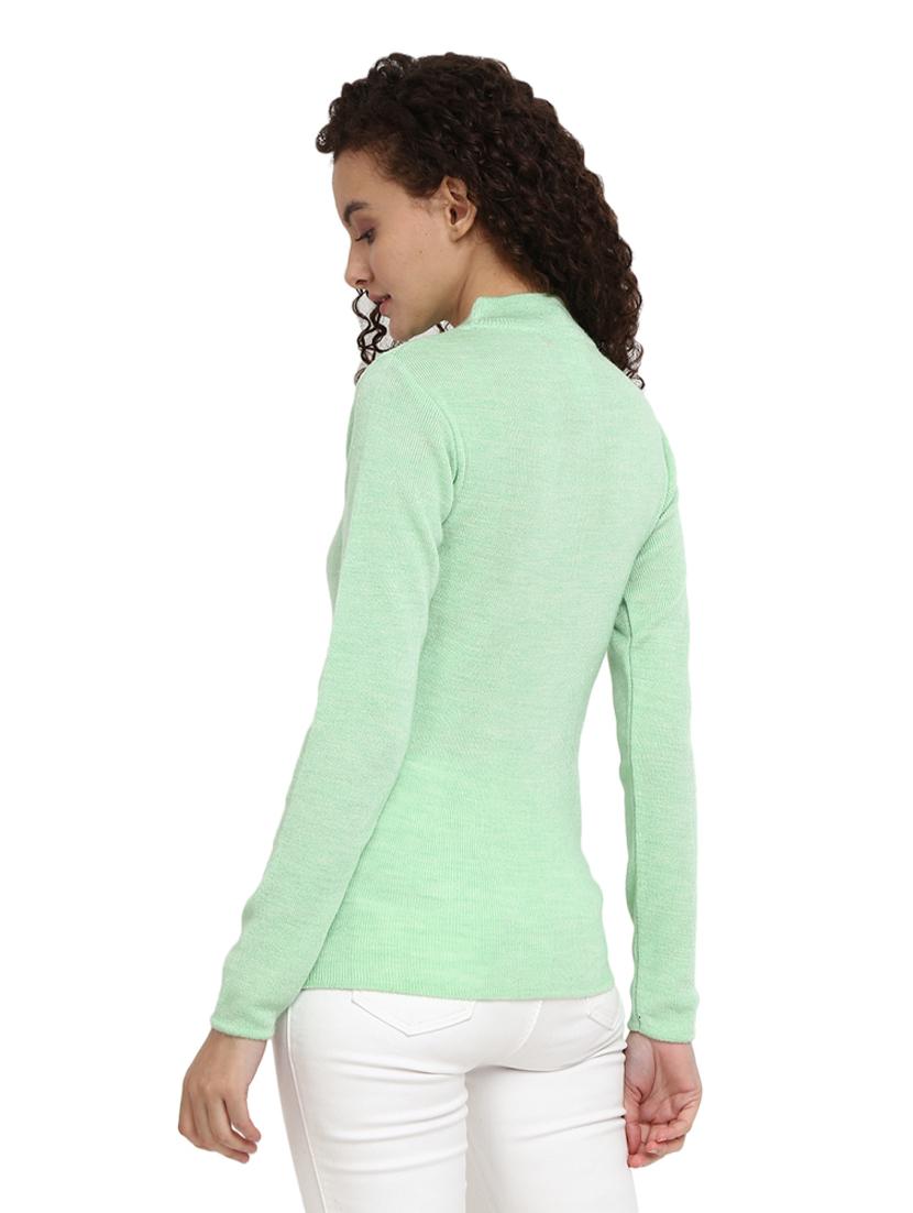 high neck solid pullover - 18823147 - Standard Image - 2