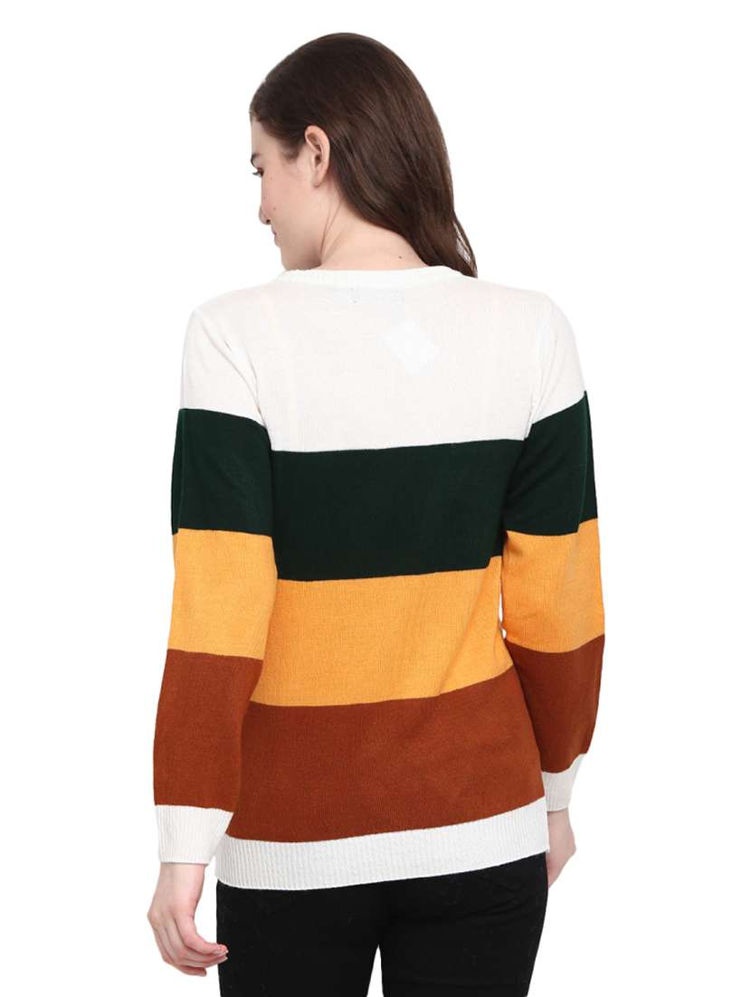 round neck stripes pullover - 18823151 -  Standard Image - 2