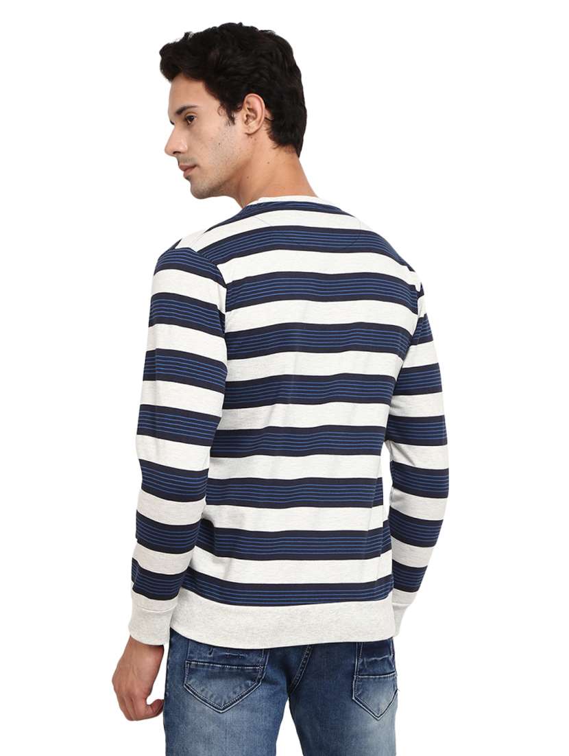 men striped long sleeve regular fit sweatshirt - 18823180 -  Standard Image - 2