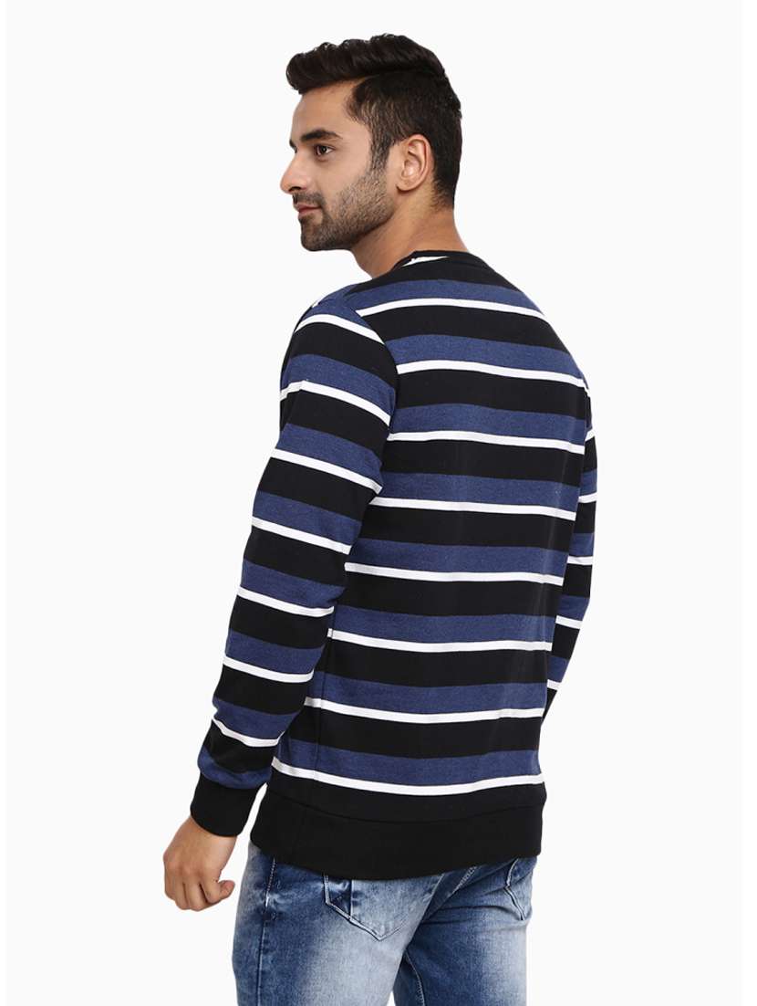 men striped long sleeve sweatshirt - 18823190 -  Standard Image - 2