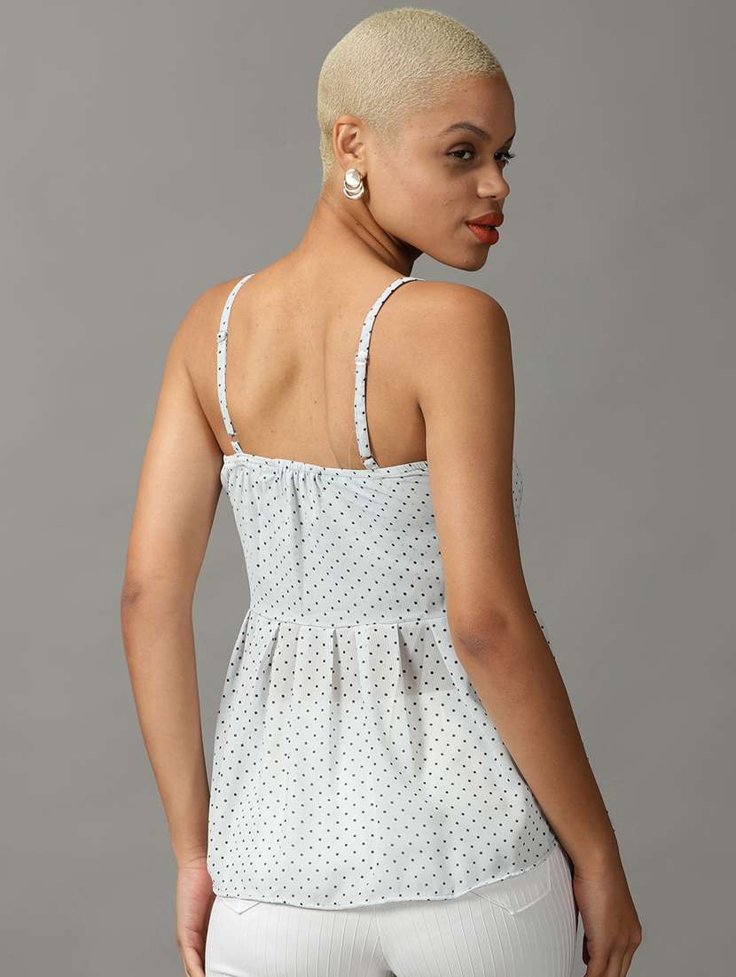 women's peplum sweetheart neck top - 18824300 -  Standard Image - 2