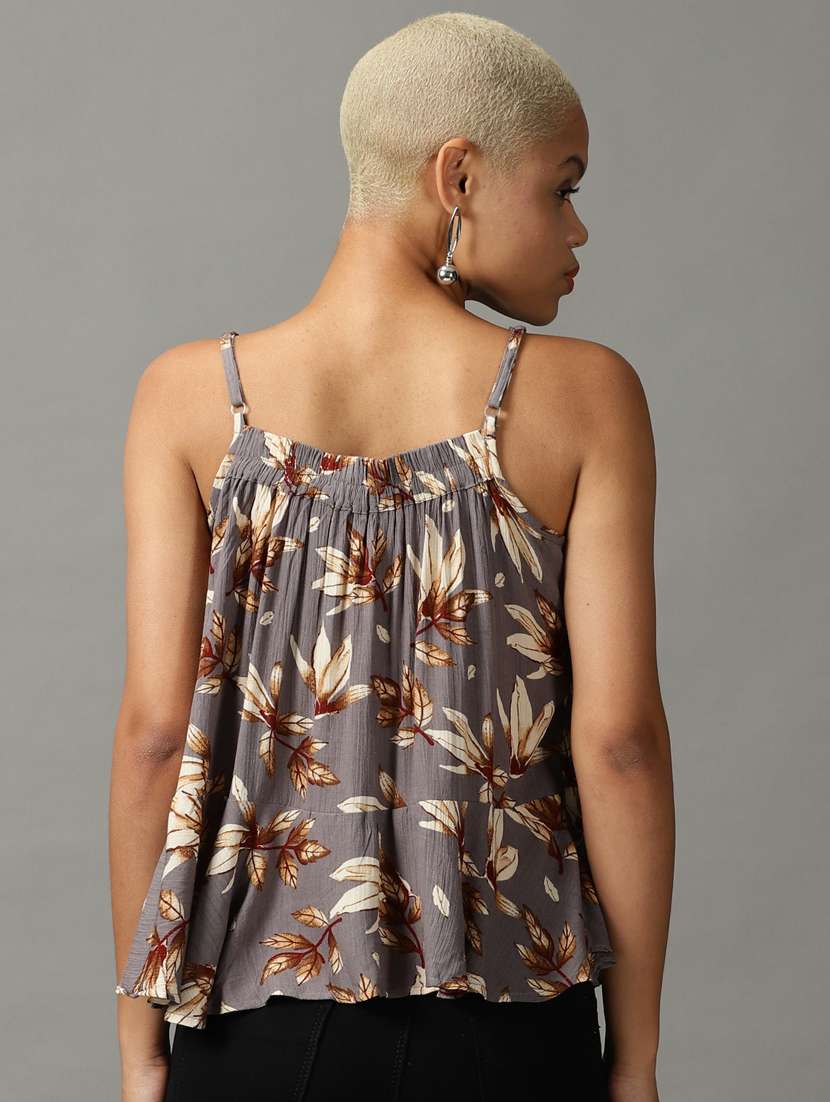 women's layered shoulder strap top - 18824314 -  Standard Image - 2