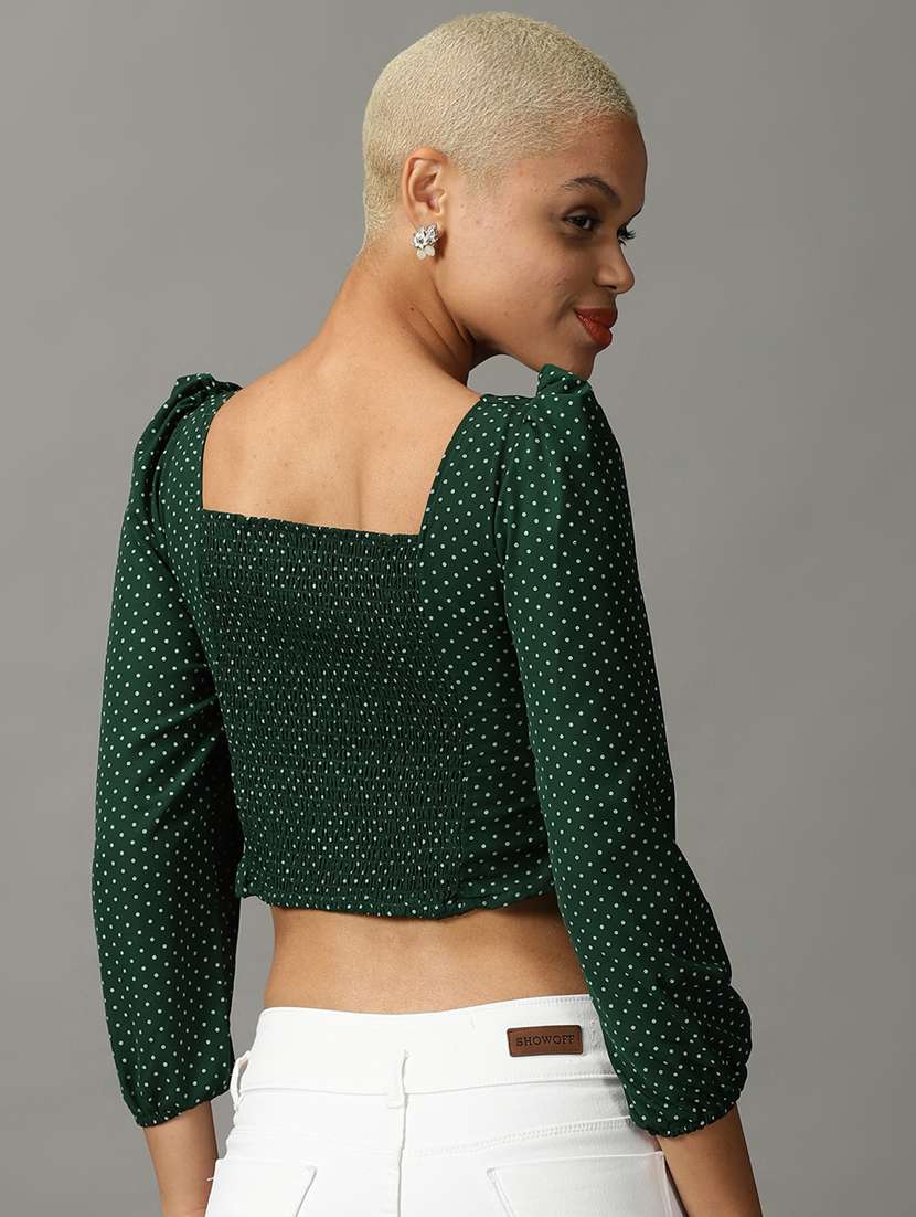women's crop v neck top - 18824321 -  Standard Image - 2