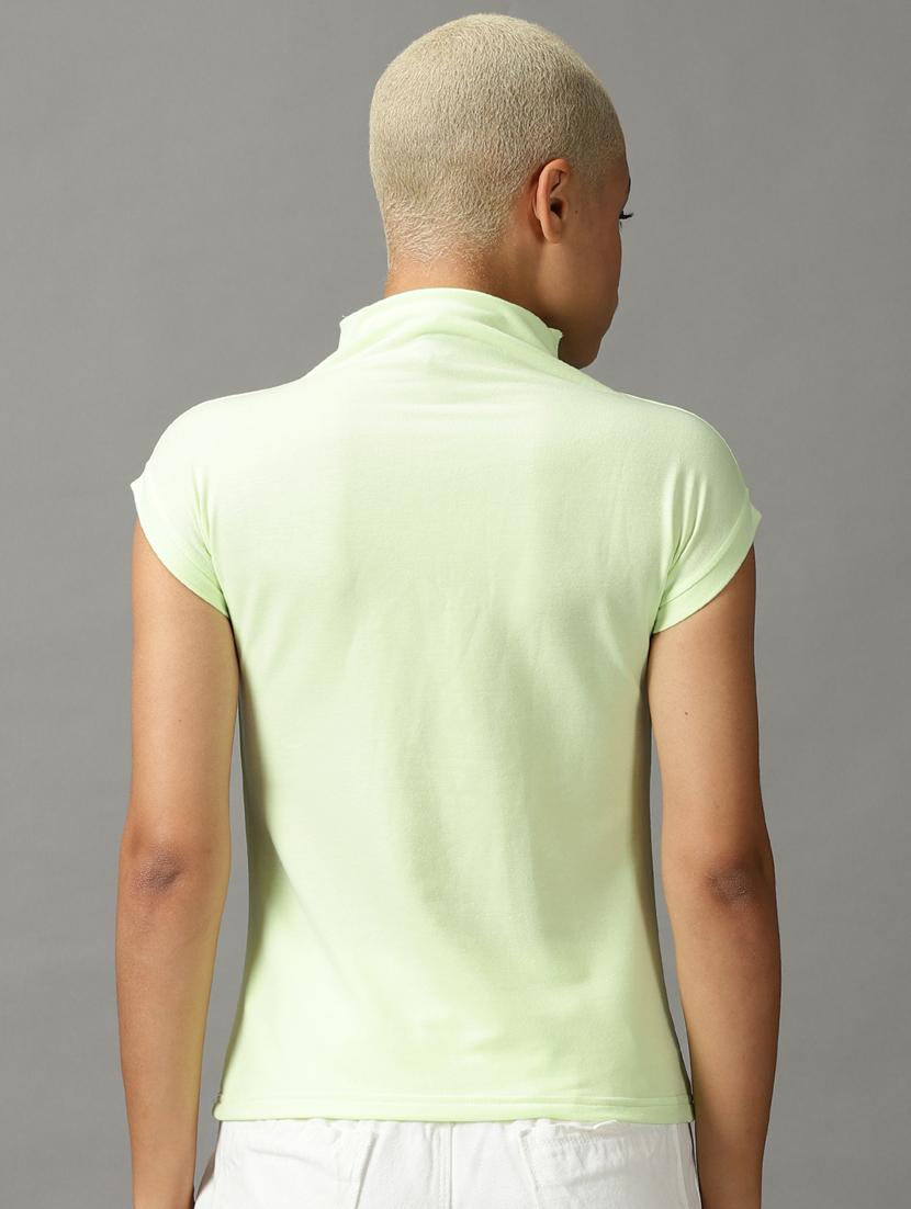 women's straight mock neck top - 18824329 - Standard Image - 2