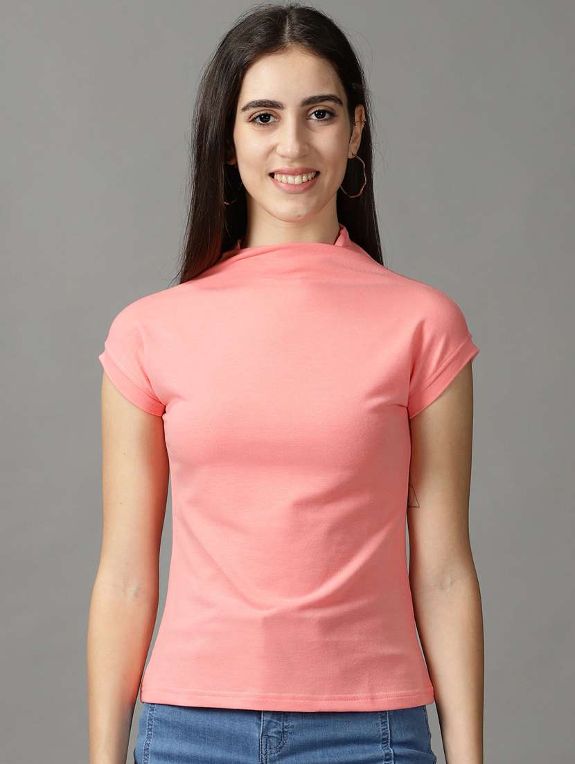 women's straight high neck top - 18824330 - Zoom Image - 0