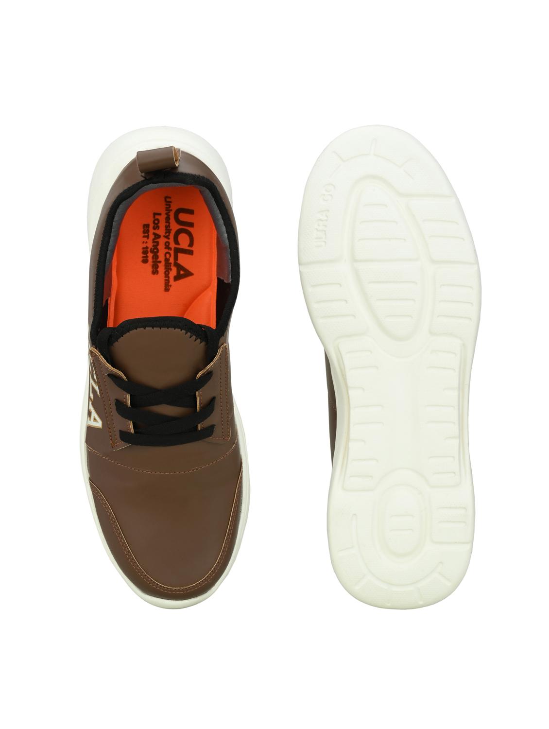 brown synthetic sport shoes - 18824378 - Standard Image - 2