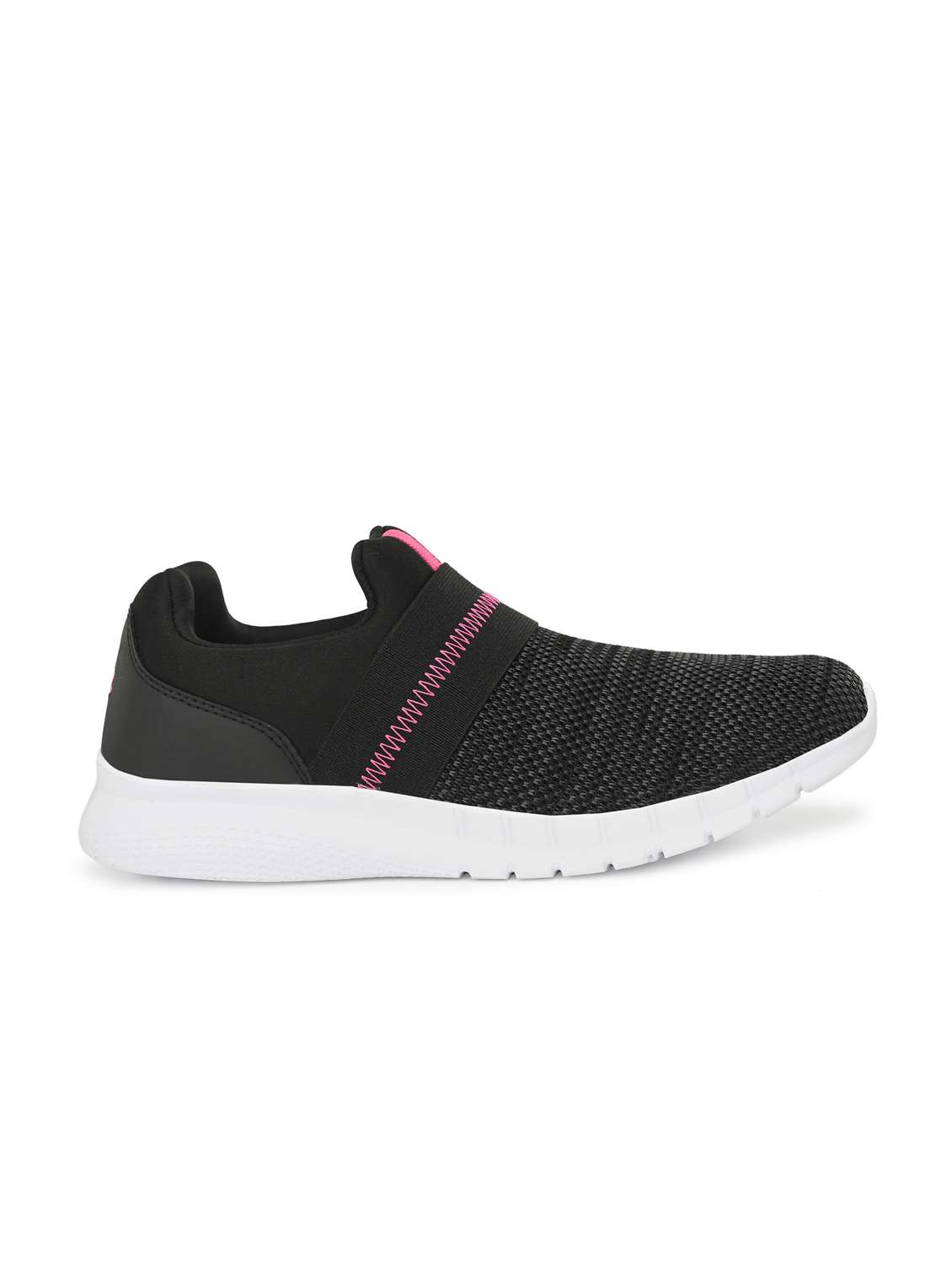 black slip on sport shoes - 18824456 - Standard Image - 2