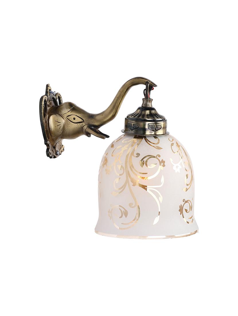 stylish hand decorative colorful glass wall lamp light with elephant shape fitting ( set of two )ew-el88 - 18835653 - Standard Image - 2